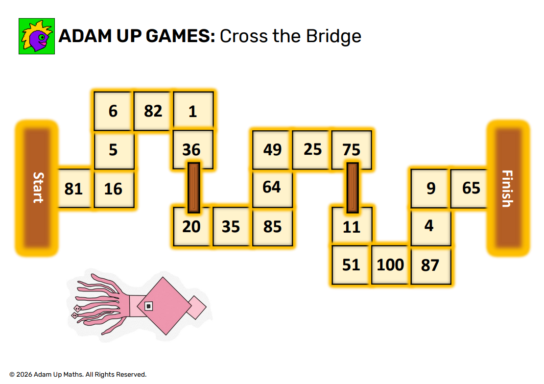 cross the bridge game
