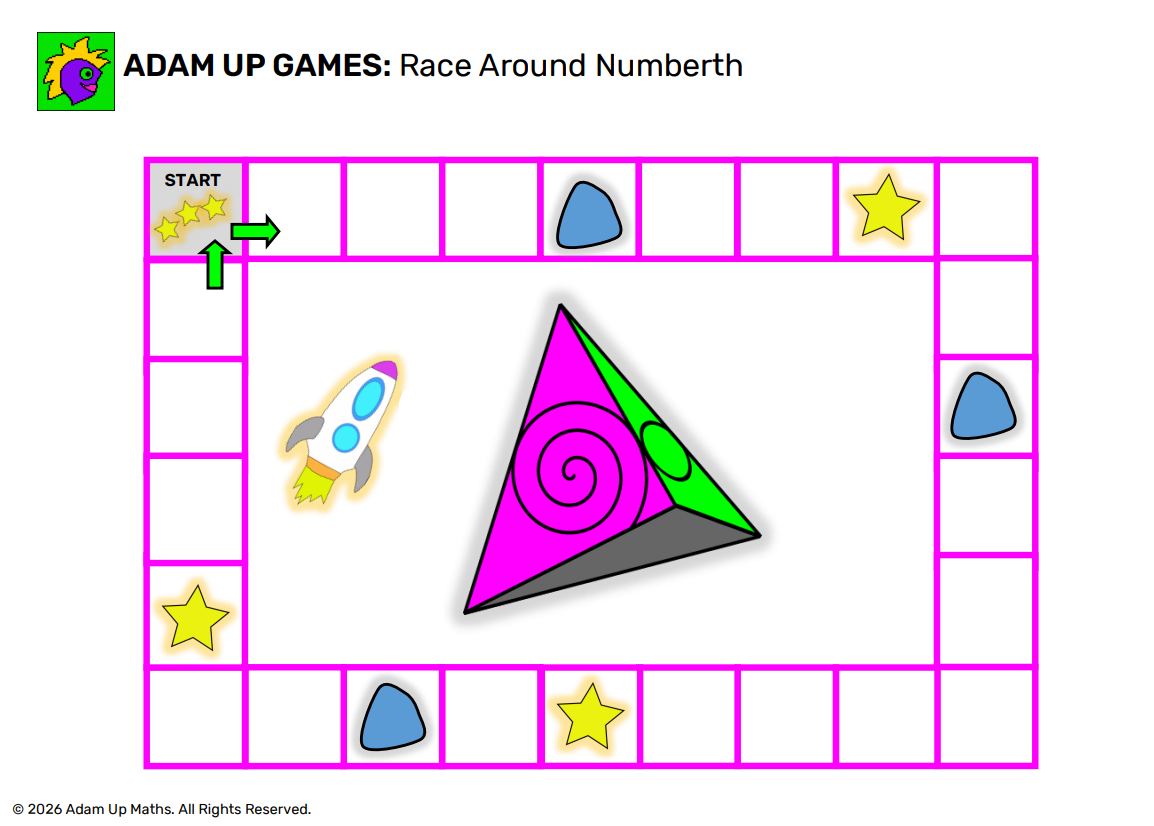 race around numberth adding single digits game